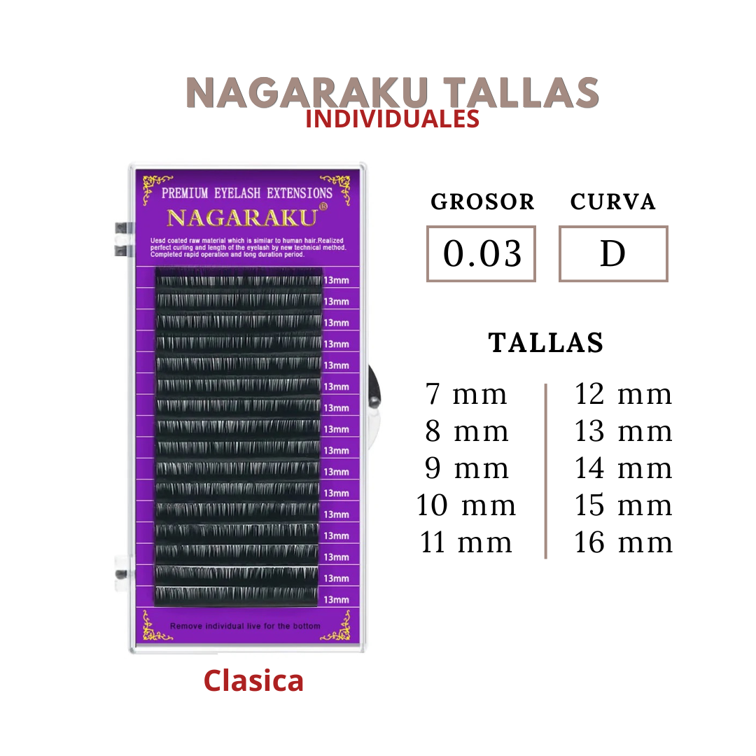 Pestaña Nagaraku Clasica 0.03D
