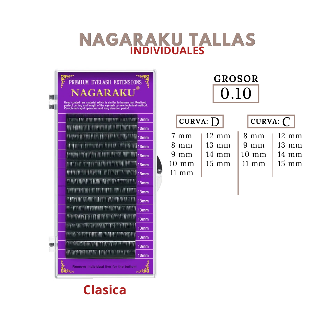 Pestaña Nagaraku Clasica 0.10 (C,D)