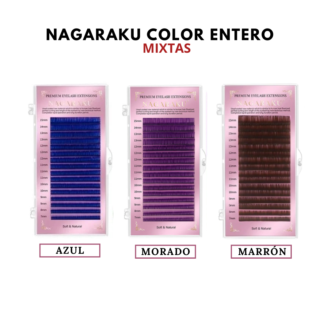 Pestaña Nagaraku Clasica Color Entero 0.07D