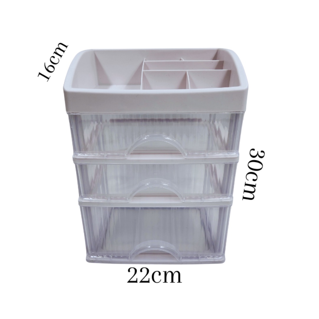 Organizador Plástico x3 Cajones