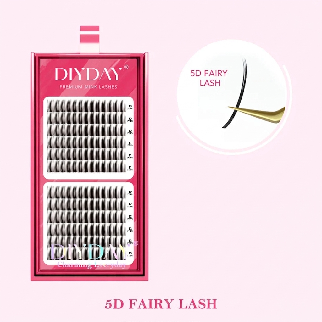Pestaña Diyday 5D Fairy (0.07D Mix 8-15)