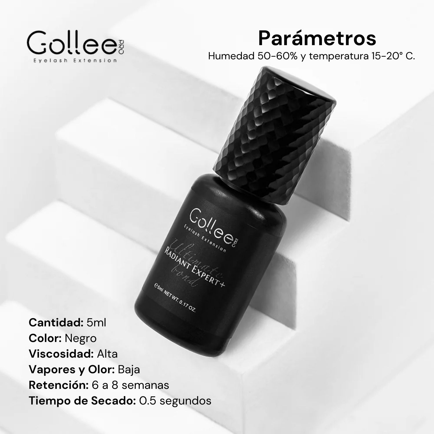 Galería Pegamento Gollee Radiant Expert (negro)