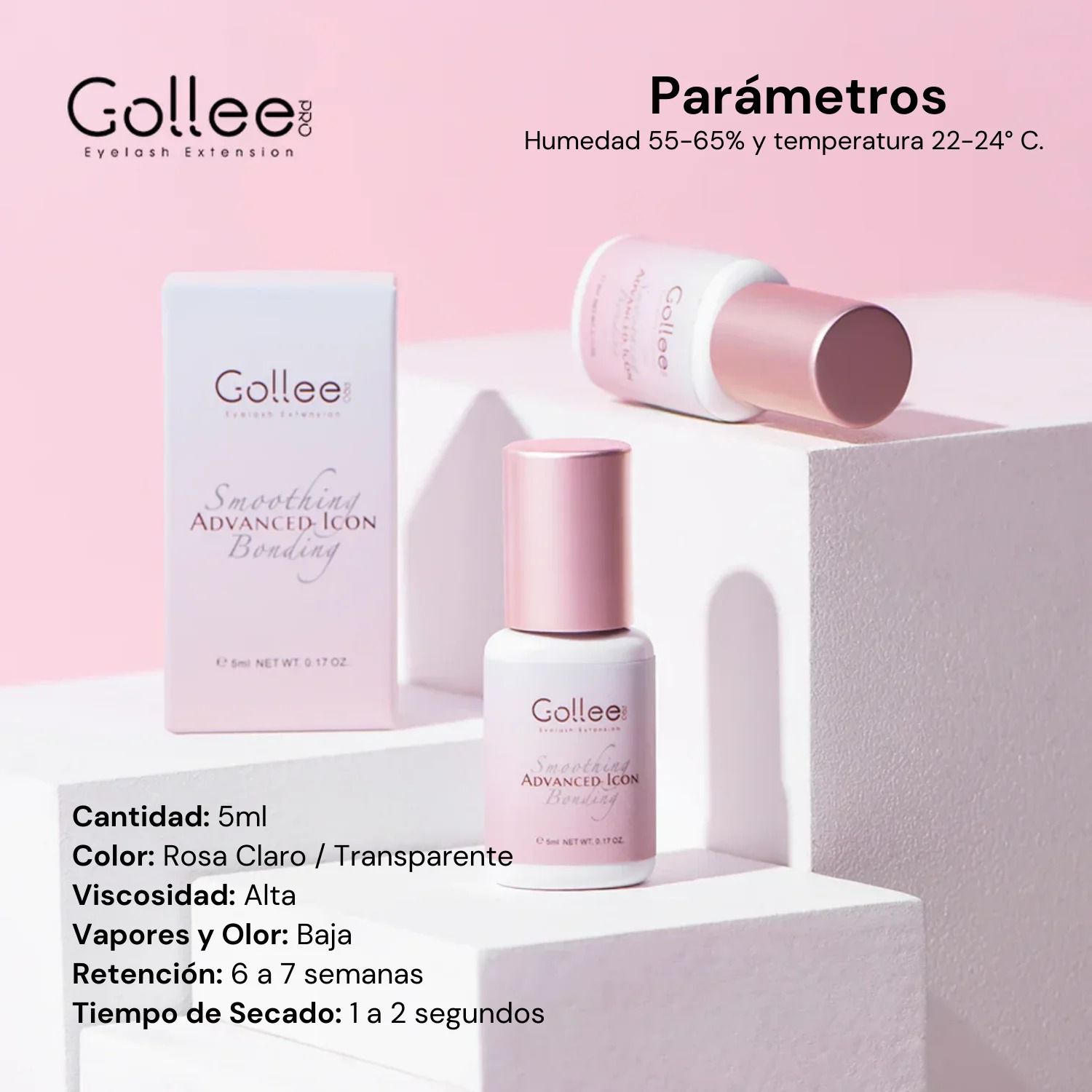 Galería Pegamento Gollee Advanced Icon (Rosa)