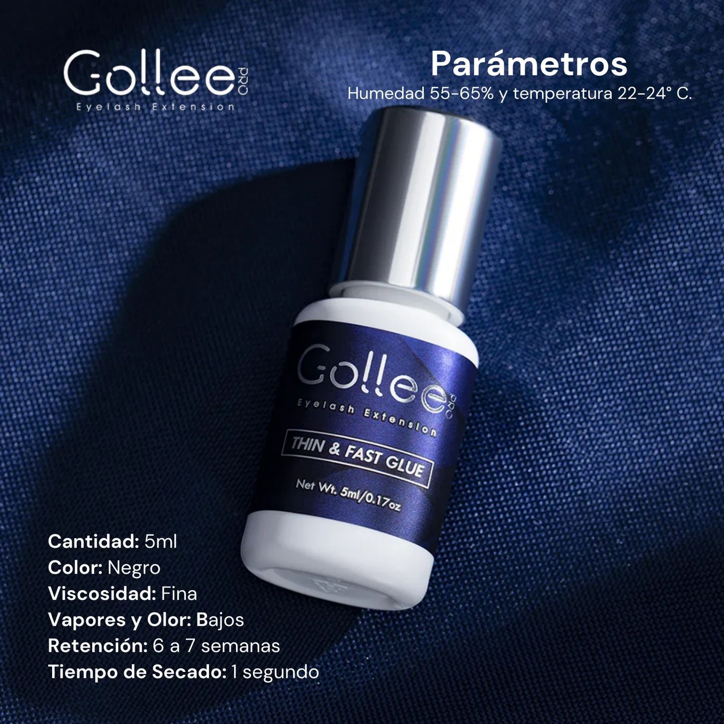 Galería Pegamento Gollee Thin & Fast Glue (Azul)